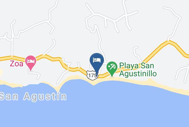 Santa Maria Tonameca - Paraiso Del Pescador Maps