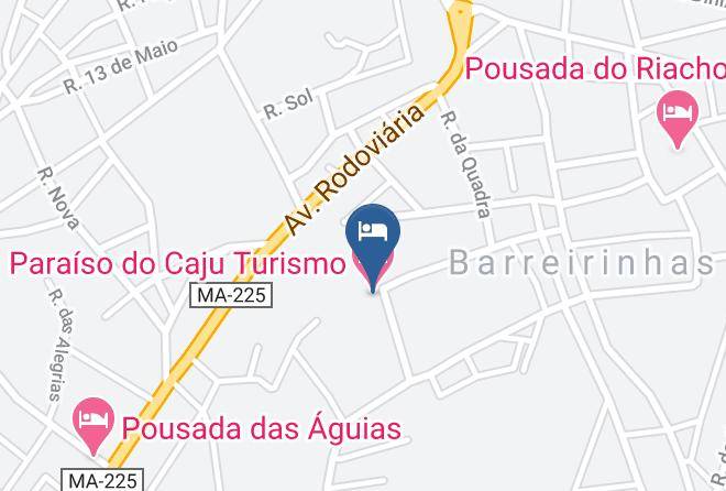 Barreirinhas - Paraiso Do Caju Turismo Maps