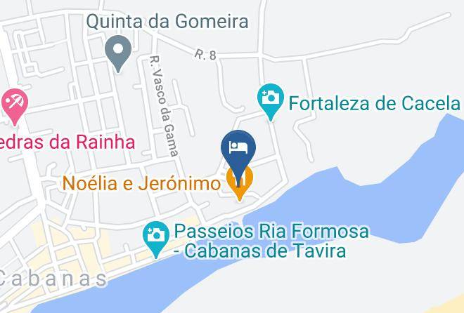 Tavira - Paraiso Em Cabanas De Tavira Maps