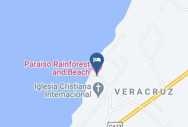 Omoa - Paraiso Rainforest And Beach Hotel Maps