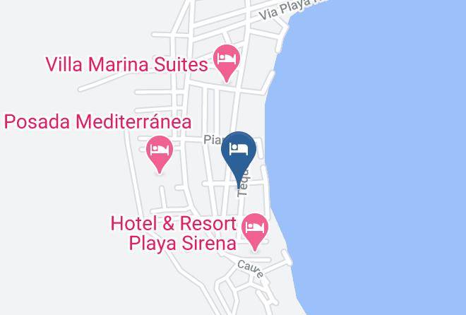 Monsenor Iturriza - Paraiso Sur Beach Maps