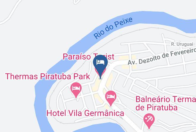 Piratuba - Paraiso Turist Hotel Maps