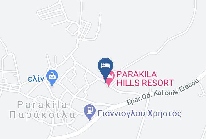 Lesvos - Parakila Hills Resort Maps