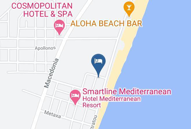 Pieria - Paralia Katerinis Hotel Ifigevia Maps