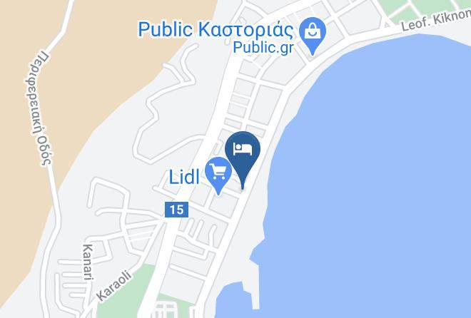 Kastoria - Paralimnio Suites Maps