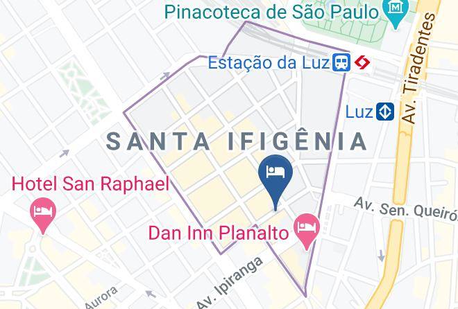 Sao Paulo Republica - Paramount Hotel Maps