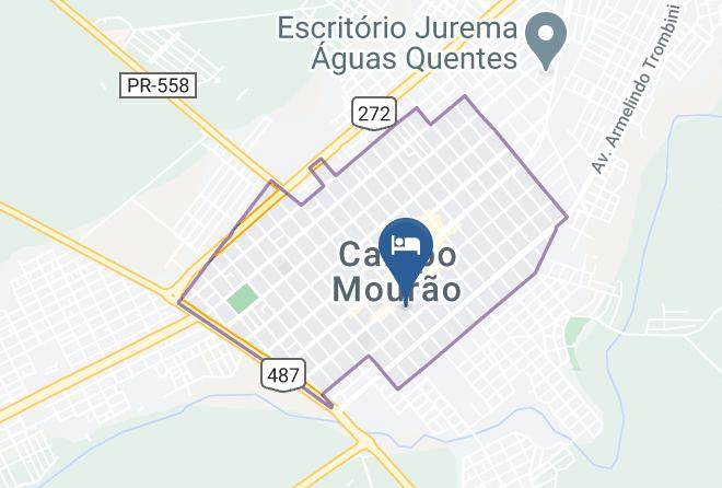 Campo Mourao - Parana Palace Hotel Maps