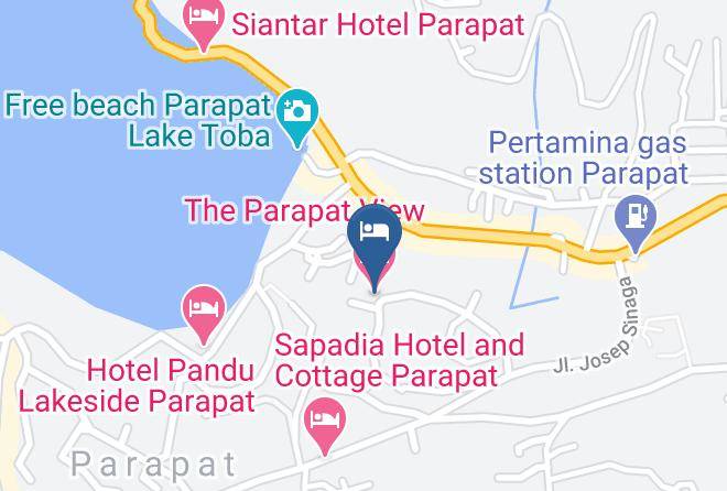 Simalungun Regency - The Parapat View Hotel Maps