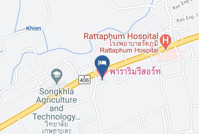 Amphoe Rattaphum - Pararim Resort Maps