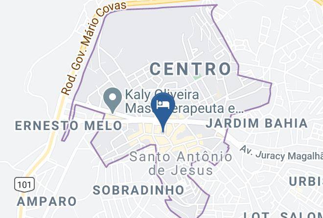 Santo Antonio De Jesus - Parati Palace Hotel Maps