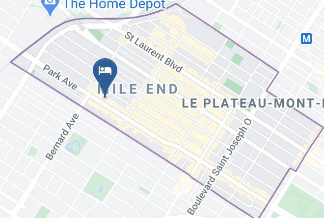 Montreal - Parc Avenue Residence Mile End Maps