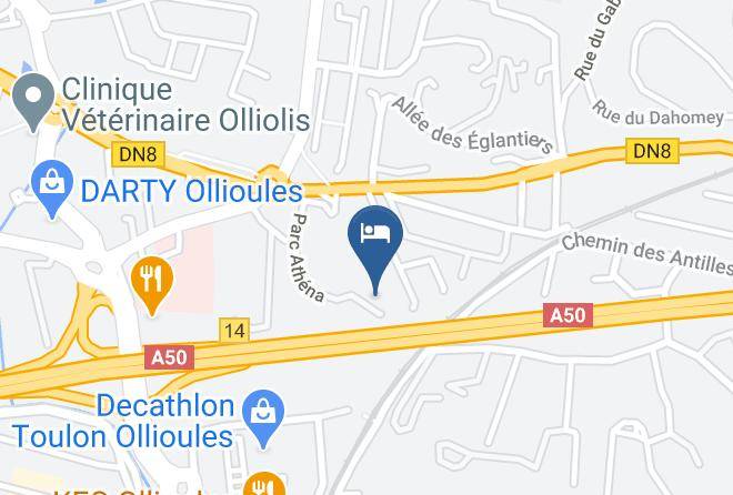 Var - Hotel Parc Azur Maps