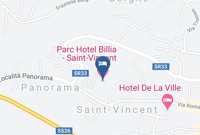 Parc Hotel Billia Saint Vincent Map