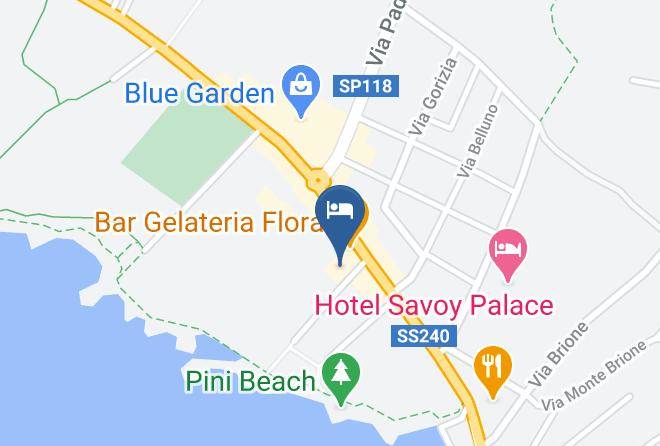 Trento - Parc Hotel Flora Maps