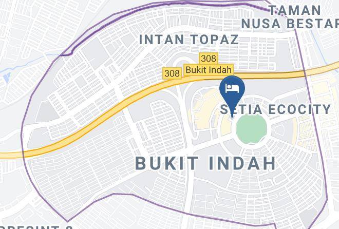 Johor Bahru - Parc Hotel Taman Bukit Indah Johor Bahru Maps