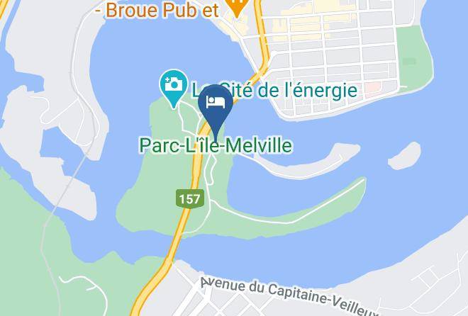 Shawinigan - Parc L'ile Melville Maps