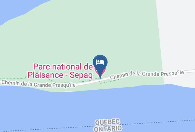 Parc National De Plaisance Sepaq Map