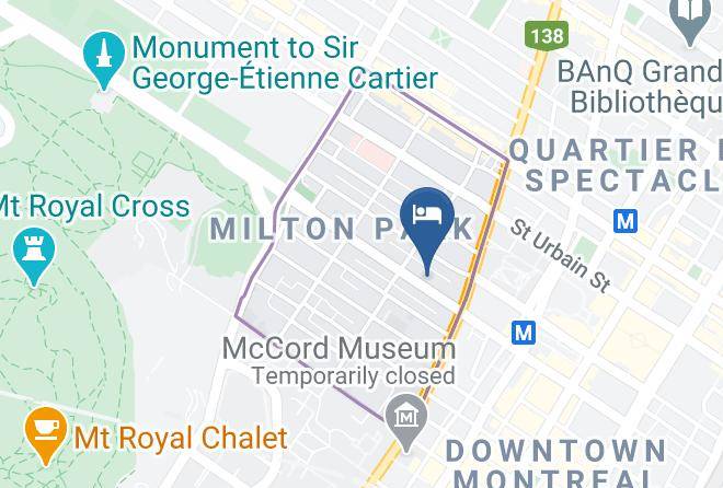 Montreal - Parc Suites Hotel Maps