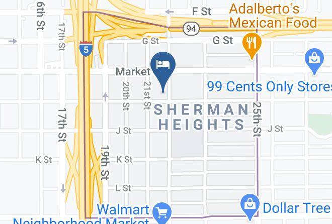 San Diego - Parc Suites San Diego Maps