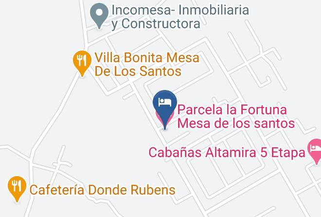 Piedecuesta - Parcela La Fortuna Mesa De Los Santos Maps