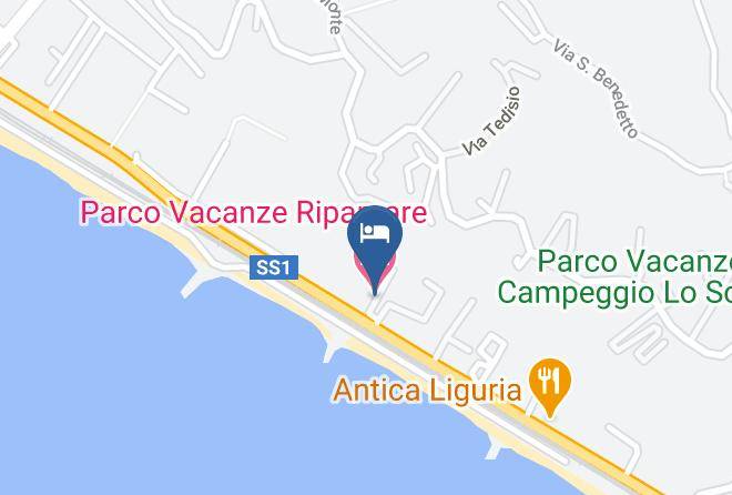Genoa - Parco Vacanze Ripamare Maps