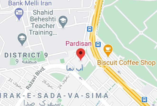 Birjand - Pardisan Hotel Maps