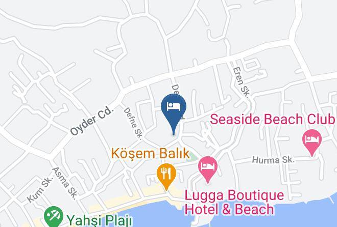 Bodrum - Parilti Otel Maps