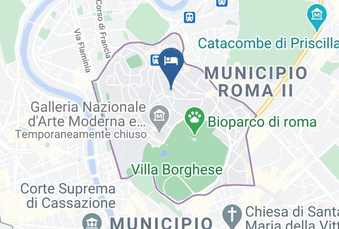 Rome - Parioli Garden B&b Maps