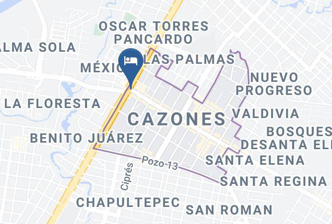 Poza Rica De Hidalgo - Paris Fc Hotel Maps
