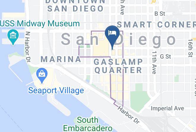 San Diego - Paris Hotel Maps