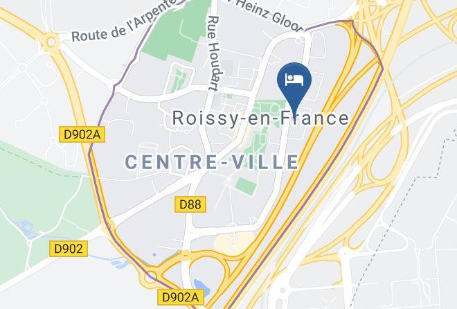 Val D Oise - Paris Marriott Charles De Gaulle Airport Hotel Maps
