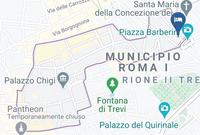 Parisii Luxury Relais Rome Map
