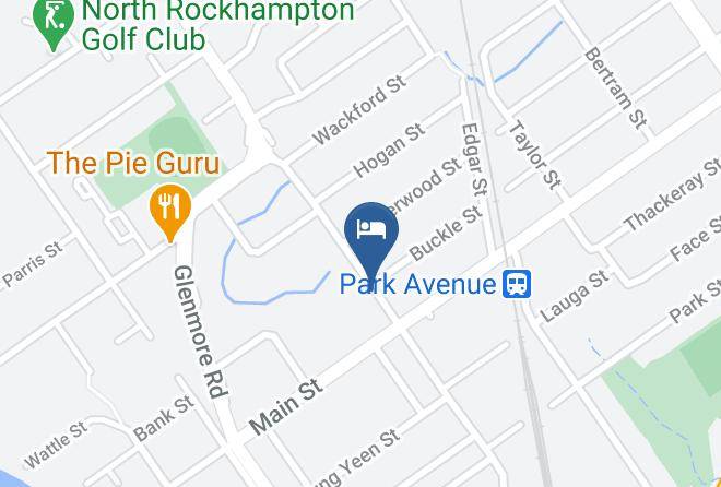 Rockhampton - Park Avenue Hotel Motel Maps