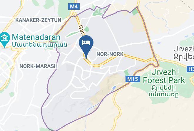Yerevan - Park Avenue Motel Maps