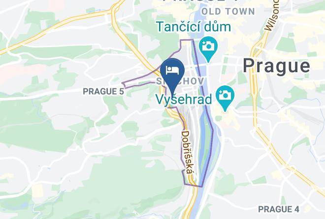 Prague - Park & Bike Studio Stylish Andel Maps