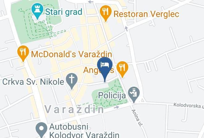 Varazdin - Park Boutique Hotel Maps
