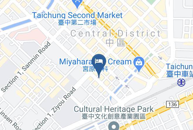 Park City Hotel Taichung Minquan Map