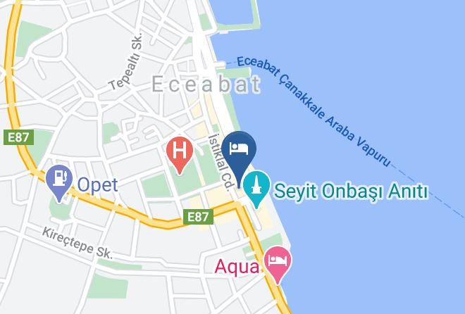Eceabat - Hotel Deniz Maps