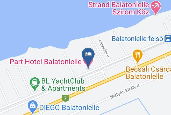 Balatonlelle - Park Hotel Balatonlelle Maps