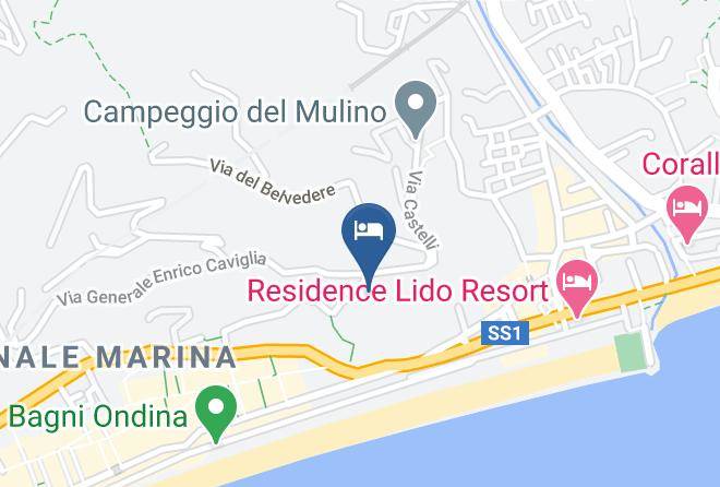 Savona - Park Hotel Castello Maps