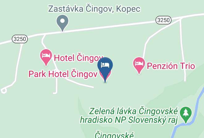 Spisska Nova Ves - Park Hotel Cingov Maps