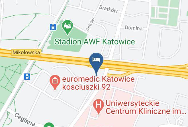 Katowice - Park Hotel Diament Katowice Maps