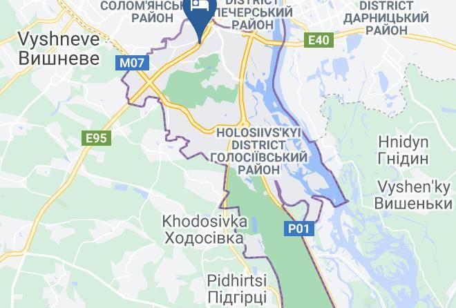 Kyiv - Park Hotel Golosievo Maps