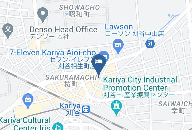 Kariya City - Park Hotel Kariya Maps