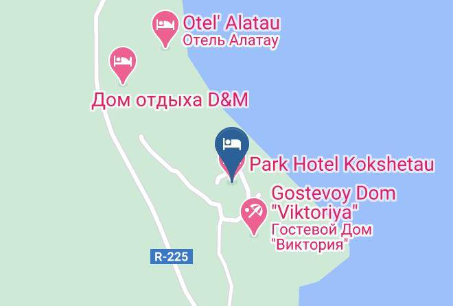 Burabay District - Park Hotel Kokshetau Maps