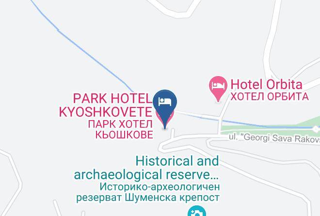 Shumen - Park Hotel Kyoshkovete Maps
