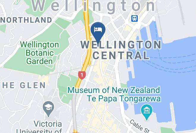 Wellington - Park Hotel Lambton Quay Maps