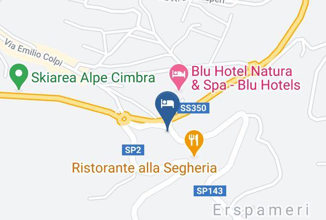 Trento - Park Hotel Miramonti Folgaria Alpe Cimbra Maps