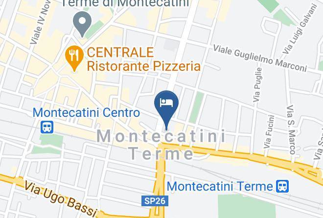 Pistoia - Park Hotel Moderno Maps