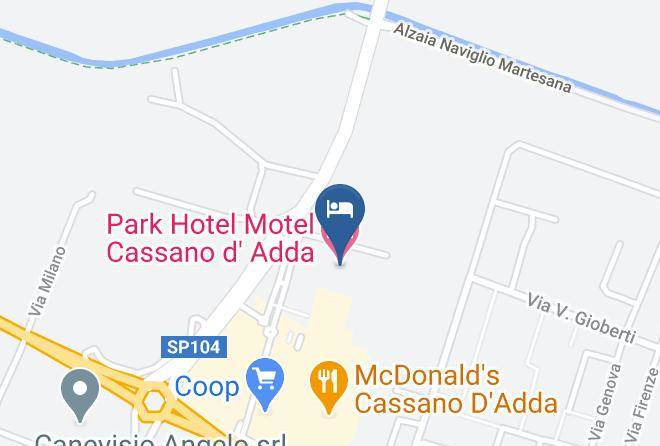 Milan - Park Hotel Motel Cassano D' Adda Maps